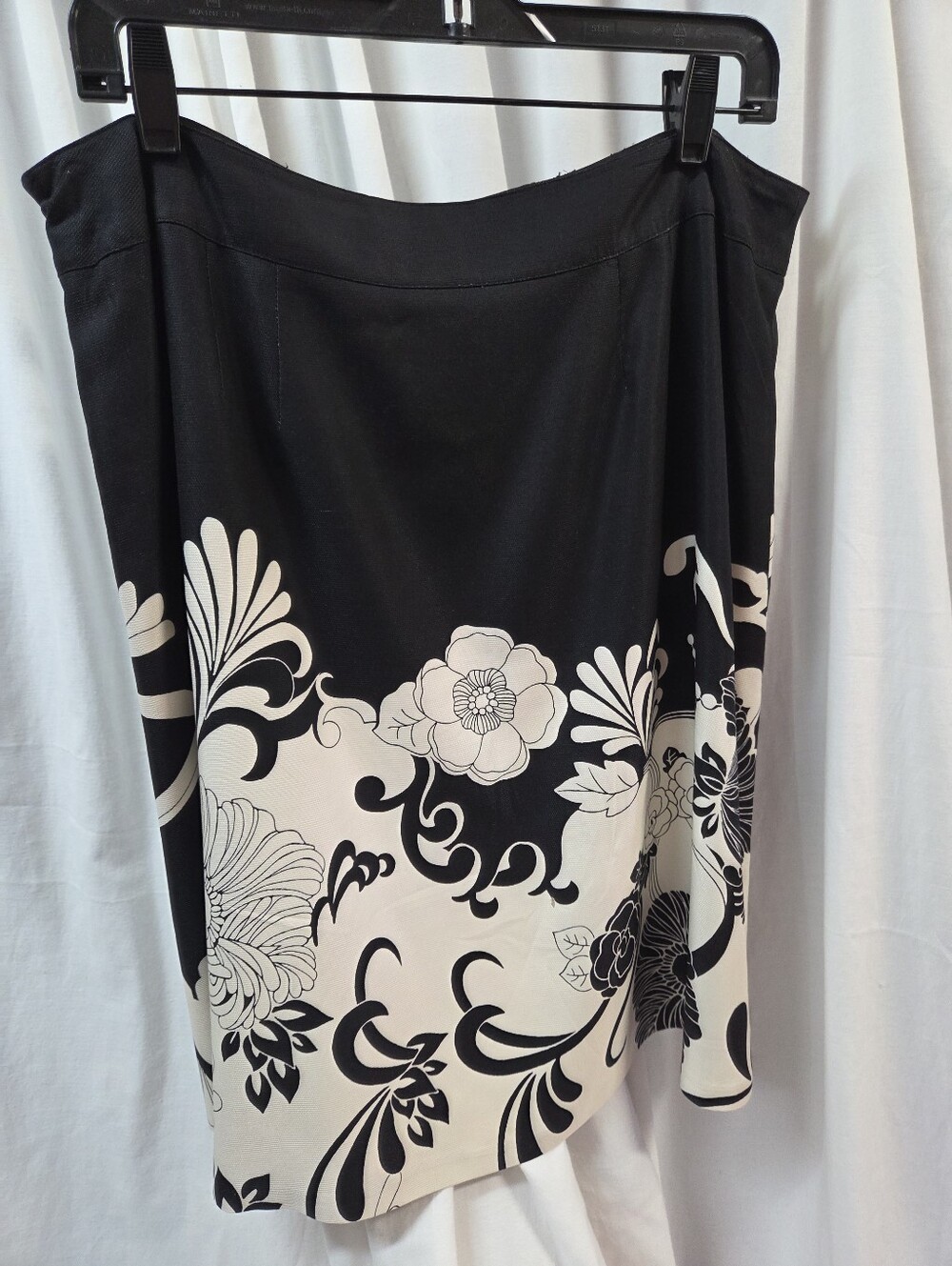 Ann Taylor Black Dress Top with Label Detail